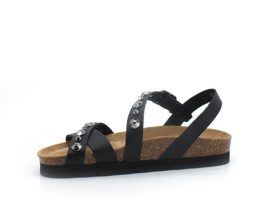 GEOX Sandalo Listini Borchie Brionia Black Nero - Sandrini Calzature e Abbigliamento