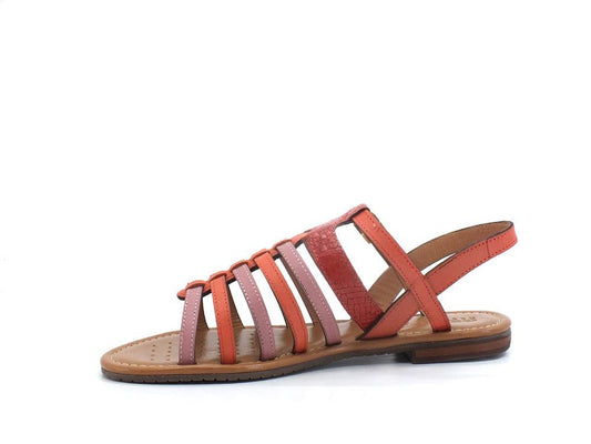 GEOX Sandalo Listini Pelle Sozy Rosa Corallo - Sandrini Calzature e Abbigliamento