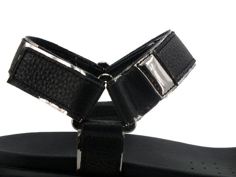 GEOX Sandalo Pelle Flatform Xand Nero - Sandrini Calzature e Abbigliamento