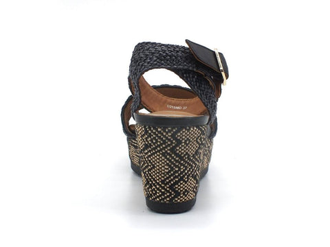 GEOX Sandalo Zeppa Lipari Black Nero - Sandrini Calzature e Abbigliamento