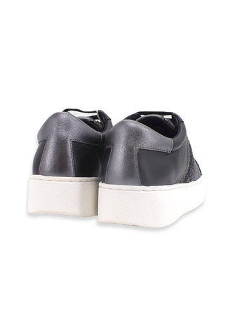 GEOX Skyely Sneaker Donna Black Gun D16QXE085CFC9B1G - Sandrini Calzature e Abbigliamento