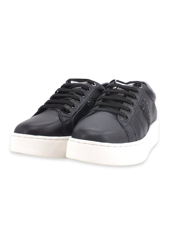 GEOX Skyely Sneaker Donna Black Gun D16QXE085CFC9B1G - Sandrini Calzature e Abbigliamento