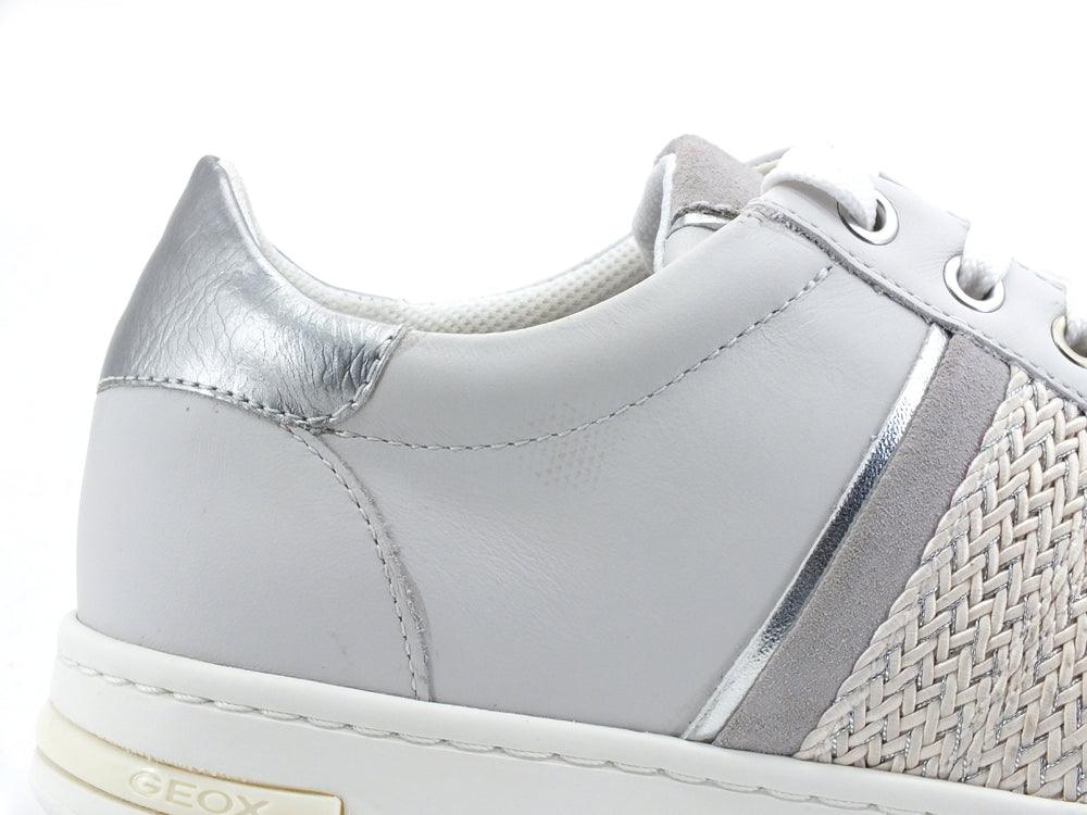 GEOX Sneaker Fascia Strass Bianco White Silver - Sandrini Calzature e Abbigliamento