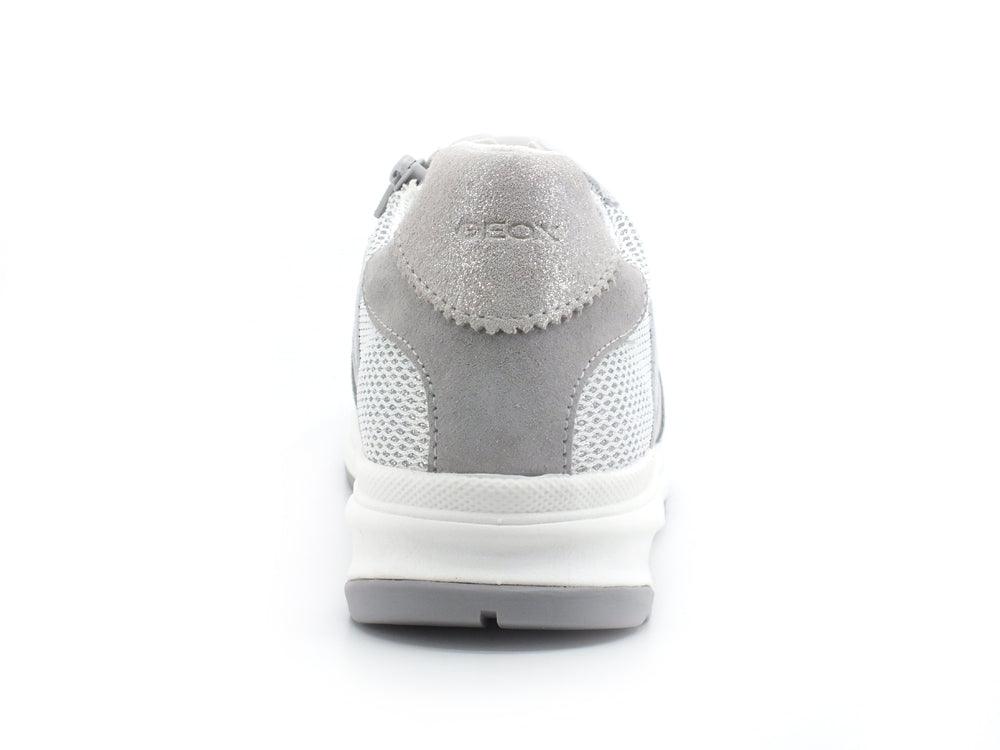 GEOX Sneaker Glitter Aireel Bianco White - Sandrini Calzature e Abbigliamento