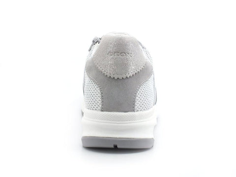 GEOX Sneaker Glitter Aireel Bianco White - Sandrini Calzature e Abbigliamento