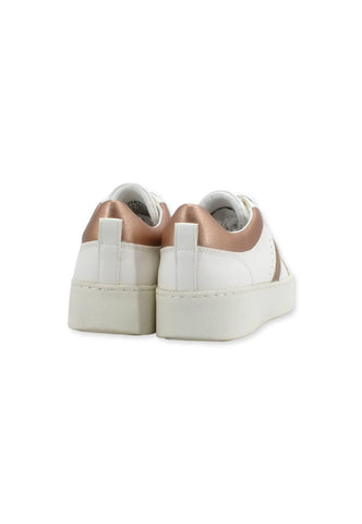 GEOX Sneaker Glitter Donna White Rose Gold D35QXA054AJC1ZH8 - Sandrini Calzature e Abbigliamento