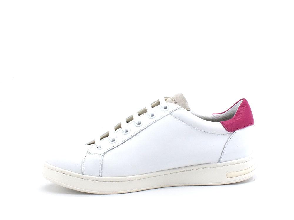 GEOX Sneaker Goat Banda Jaysen Bianco Rosa - Sandrini Calzature e Abbigliamento