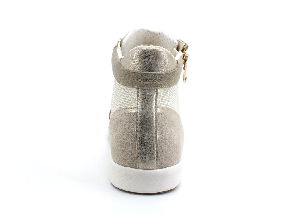 GEOX Sneaker Hi Metal Blombiee Oro - Sandrini Calzature e Abbigliamento