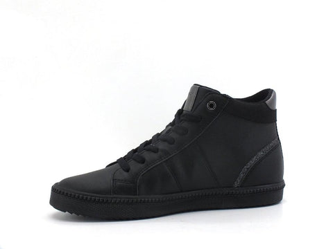GEOX Sneaker Mid Zip Black D166HB000BCC9999 - Sandrini Calzature e Abbigliamento