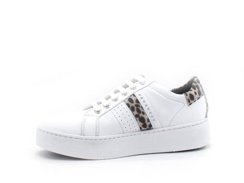 GEOX Sneaker Platform Leopard White D16QXE08507C1000 - Sandrini Calzature e Abbigliamento