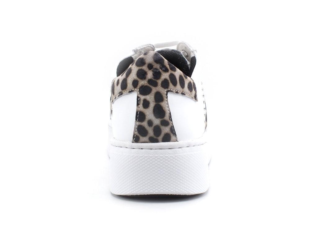 GEOX Sneaker Platform Leopard White D16QXE08507C1000 - Sandrini Calzature e Abbigliamento