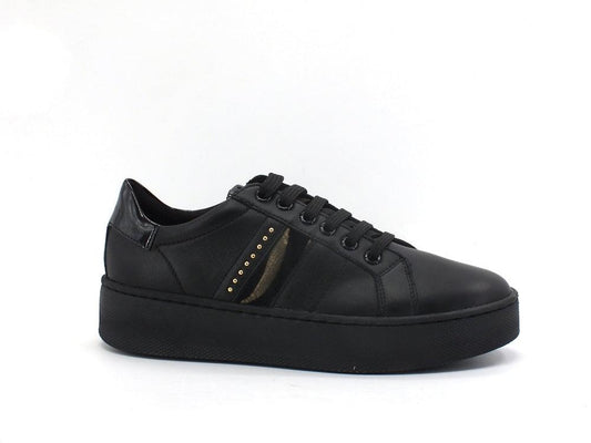 GEOX Sneaker Platform Suede Black D16QXE08502C9999 - Sandrini Calzature e Abbigliamento