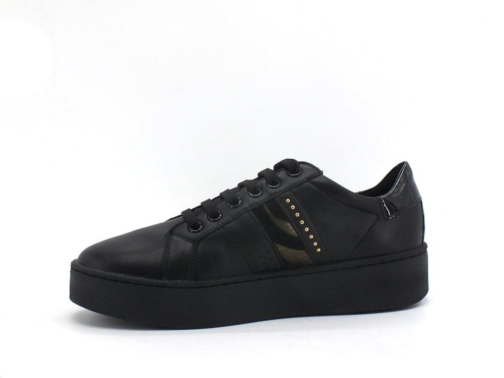 GEOX Sneaker Platform Suede Black D16QXE08502C9999 - Sandrini Calzature e Abbigliamento