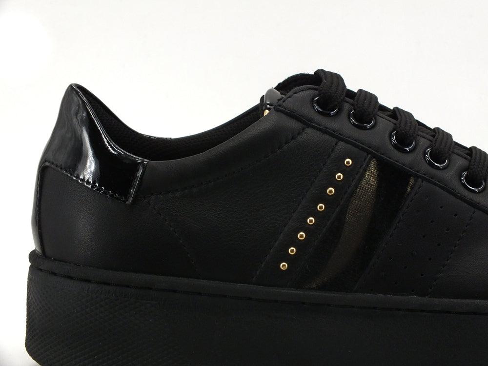 GEOX Sneaker Platform Suede Black D16QXE08502C9999 - Sandrini Calzature e Abbigliamento