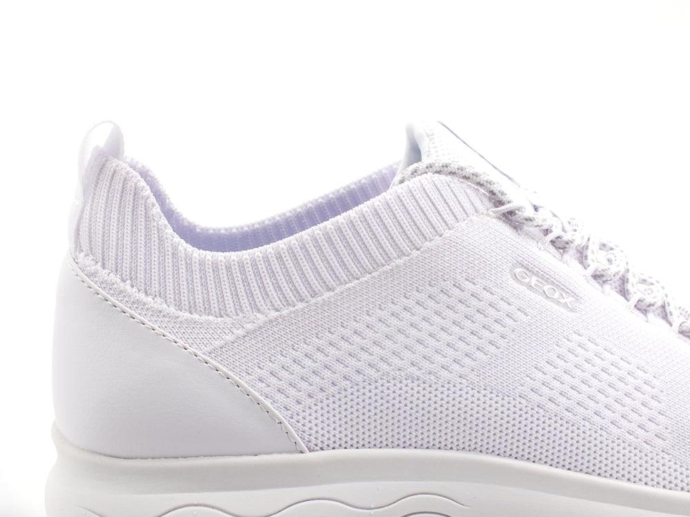 GEOX Sneaker Running Knitted Spherica Bianco - Sandrini Calzature e Abbigliamento