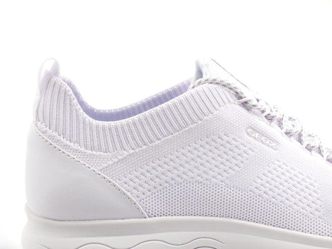 GEOX Sneaker Running Knitted Spherica Bianco - Sandrini Calzature e Abbigliamento