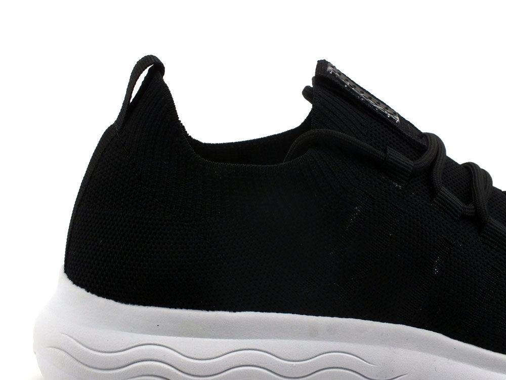 GEOX Sneaker Running Knitted Spherica Black Nero - Sandrini Calzature e Abbigliamento