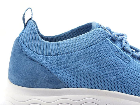 GEOX Sneaker Running Knitted Spherica Bluette Azzurro - Sandrini Calzature e Abbigliamento