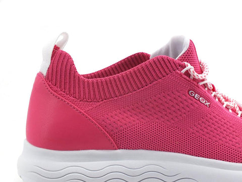 GEOX Sneaker Running Knitted Spherica Fuxia - Sandrini Calzature e Abbigliamento