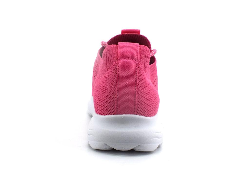 GEOX Sneaker Running Knitted Spherica Rosa Fuxia - Sandrini Calzature e Abbigliamento