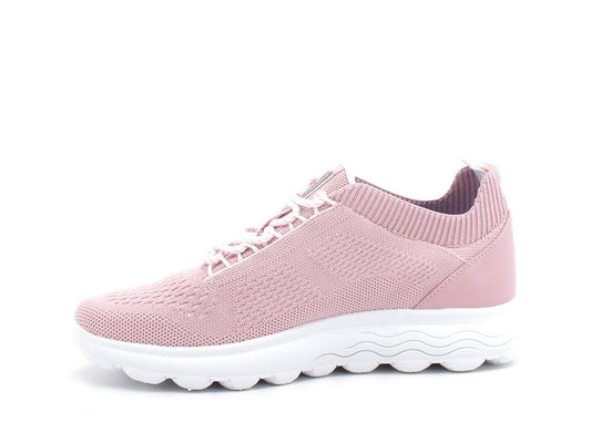 GEOX Sneaker Running Knitted Spherica Rosa - Sandrini Calzature e Abbigliamento