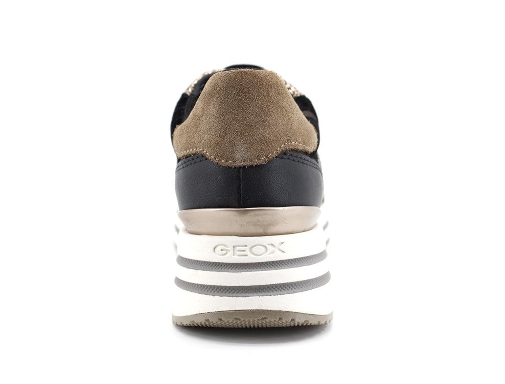 GEOX Sneaker Running Platform Dark Beige D16QHB022FPC5005 - Sandrini Calzature e Abbigliamento