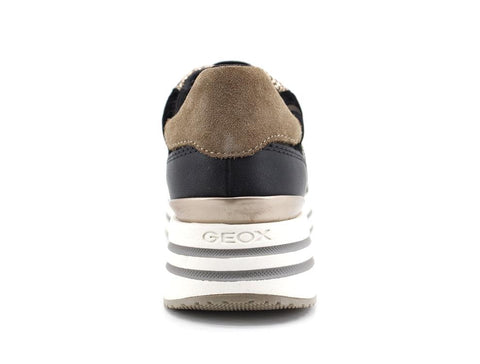 GEOX Sneaker Running Platform Dark Beige D16QHB022FPC5005 - Sandrini Calzature e Abbigliamento