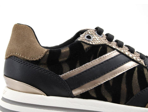 GEOX Sneaker Running Platform Dark Beige D16QHB022FPC5005 - Sandrini Calzature e Abbigliamento