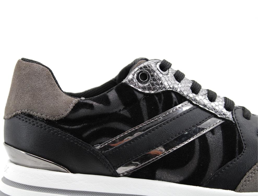 GEOX Sneaker Running Platform Zebra Dark Grey D16QHB022FPC9002 - Sandrini Calzature e Abbigliamento