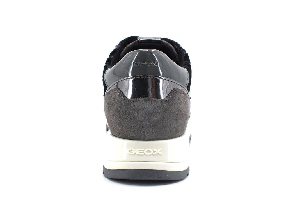 GEOX Sneaker Running Suede Velvet Dark Grey D16AQA022FPC9002 - Sandrini Calzature e Abbigliamento