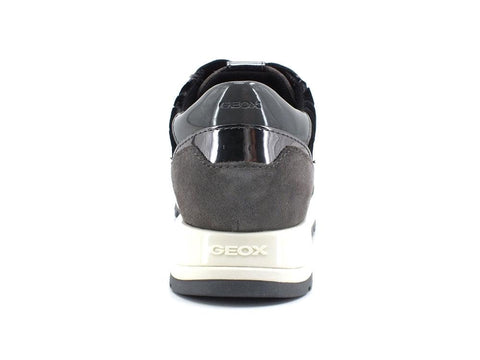GEOX Sneaker Running Suede Velvet Dark Grey D16AQA022FPC9002 - Sandrini Calzature e Abbigliamento
