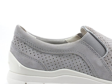 GEOX Sneaker Slip On Elastric Sukie Grigio - Sandrini Calzature e Abbigliamento
