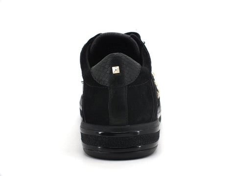GEOX Sneaker Suede Borchie Black D16FFC08522C9999 - Sandrini Calzature e Abbigliamento