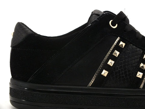 GEOX Sneaker Suede Borchie Black D16FFC08522C9999 - Sandrini Calzature e Abbigliamento
