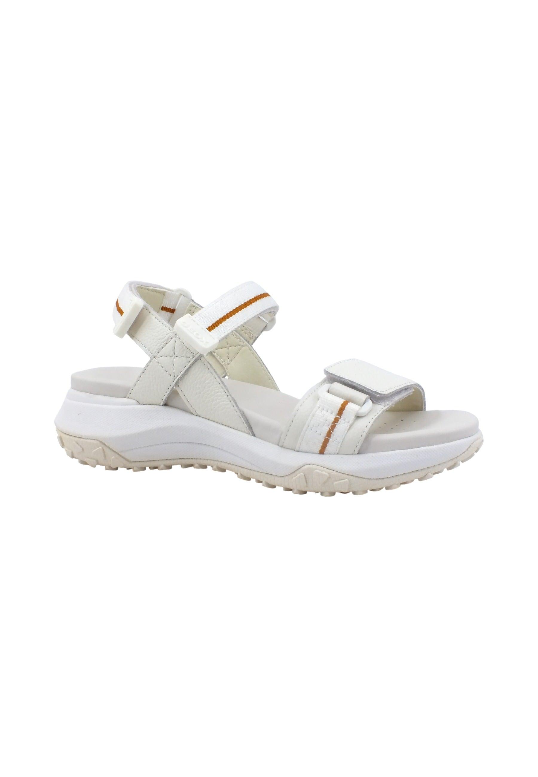 GEOX Sorapis Sandalo Donna White D35TBB04611C1000 - Sandrini Calzature e Abbigliamento