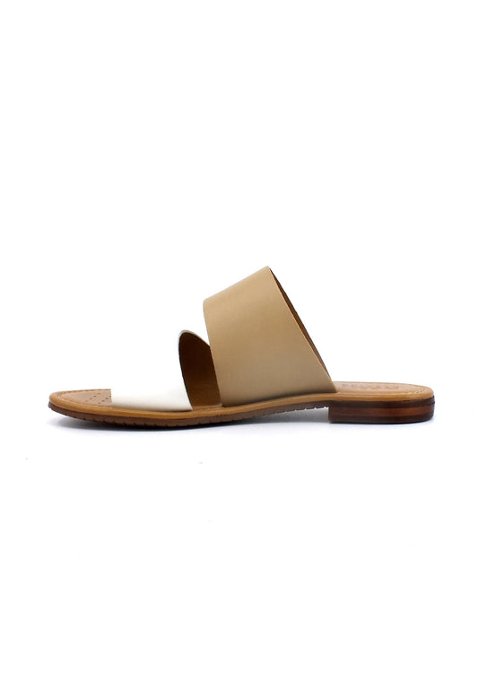 GEOX Sozy Ciabatta Donna Beige White D35LXF00043C0439 - Sandrini Calzature e Abbigliamento