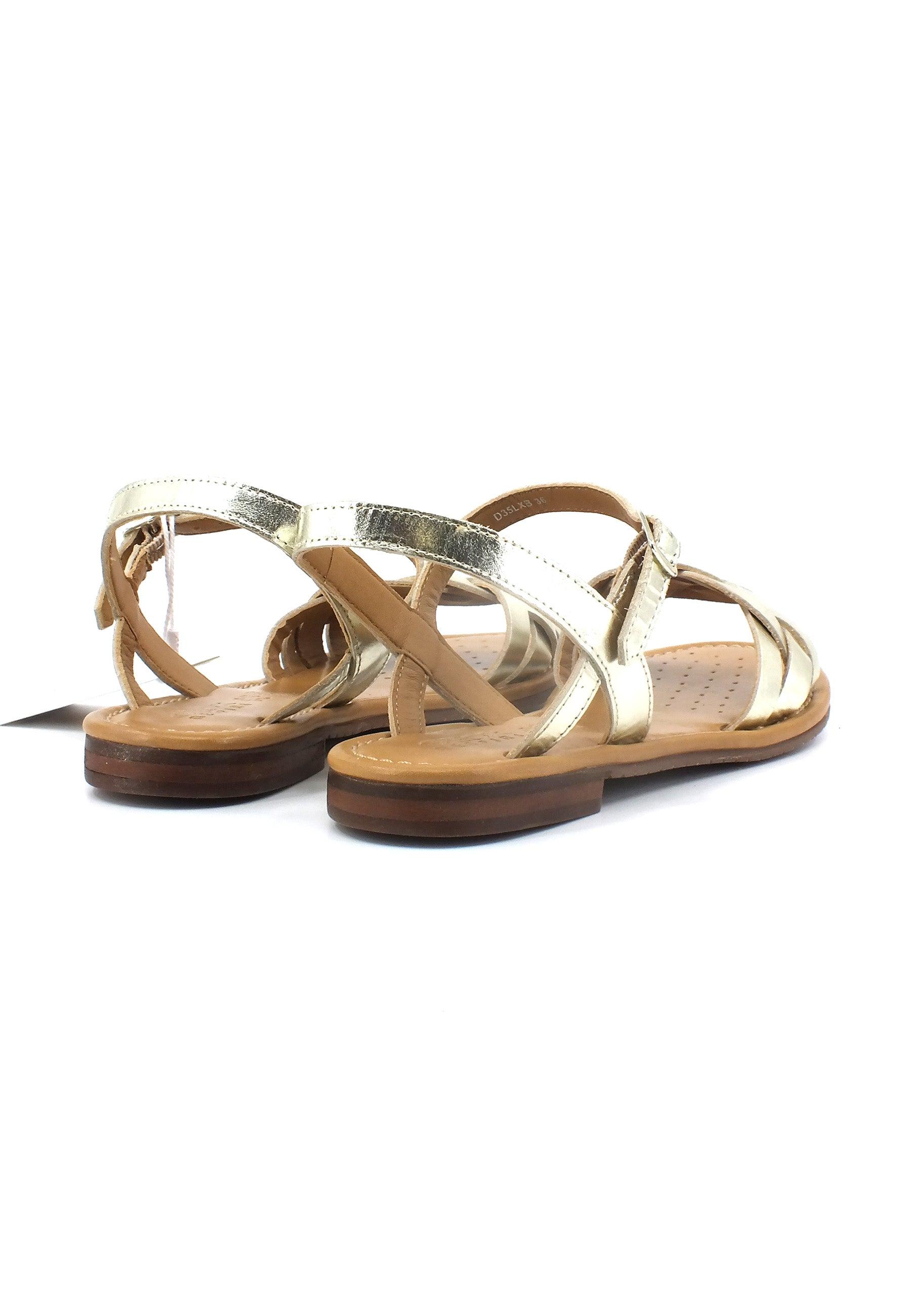 GEOX Sozy Sandalo Donna Light Gold D35LXB000CFC2012 - Sandrini Calzature e Abbigliamento