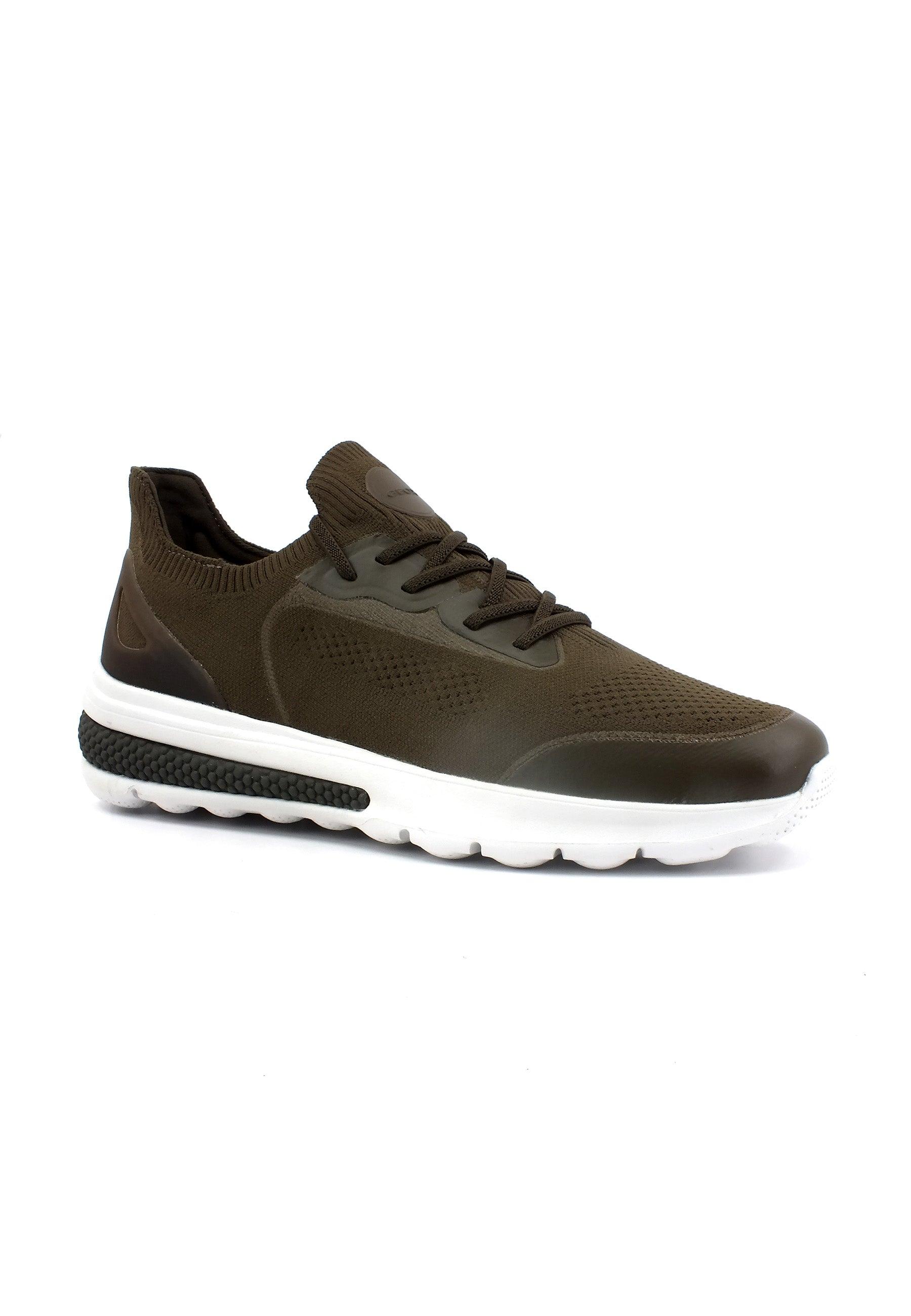 GEOX Spherica Actif Sneaker Uomo Military U35BAA0006KC3009 - Sandrini Calzature e Abbigliamento