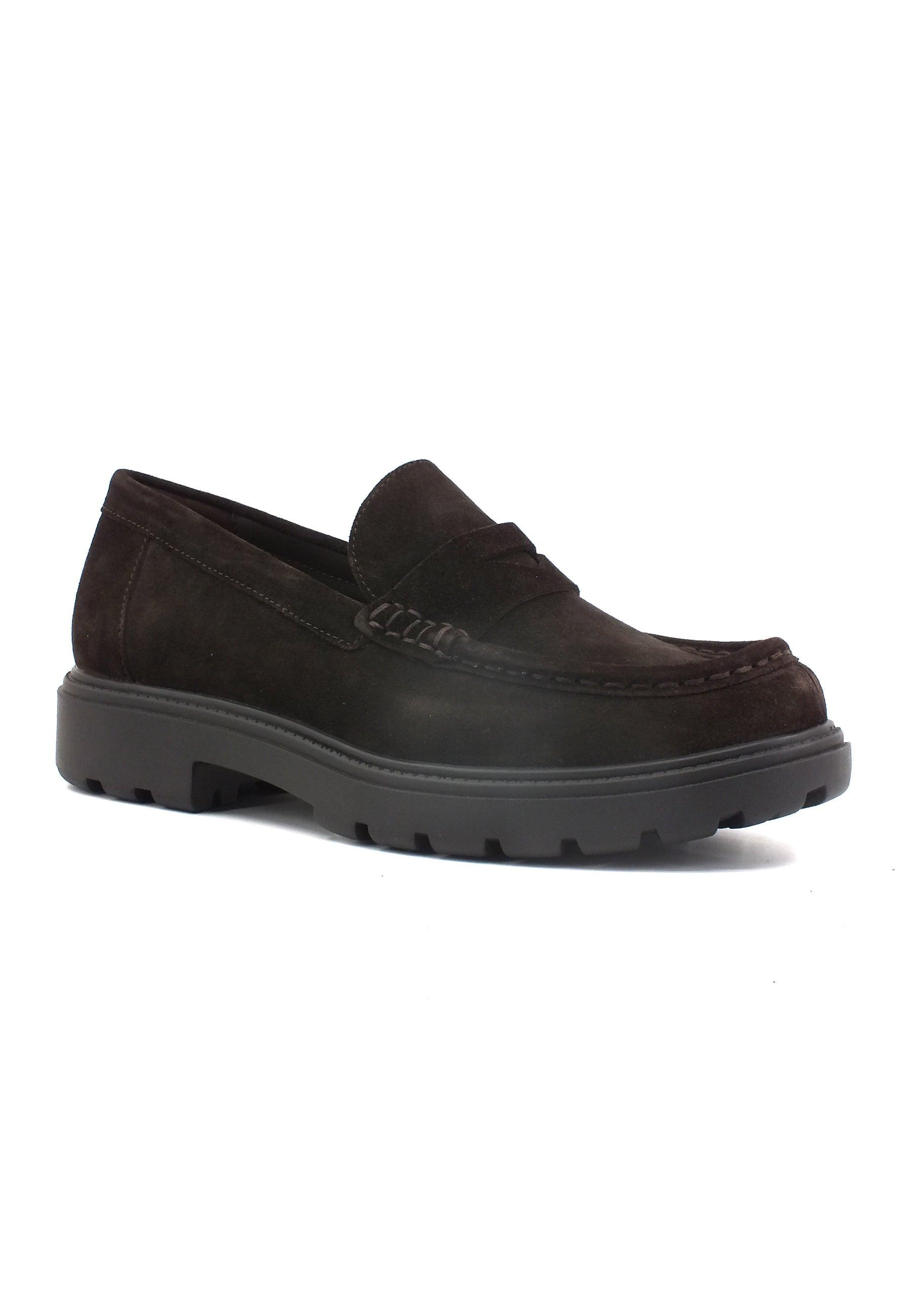 GEOX Spherica Mocassino Uomo Dark Coffee U36FRB00023C6024 - Sandrini Calzature e Abbigliamento