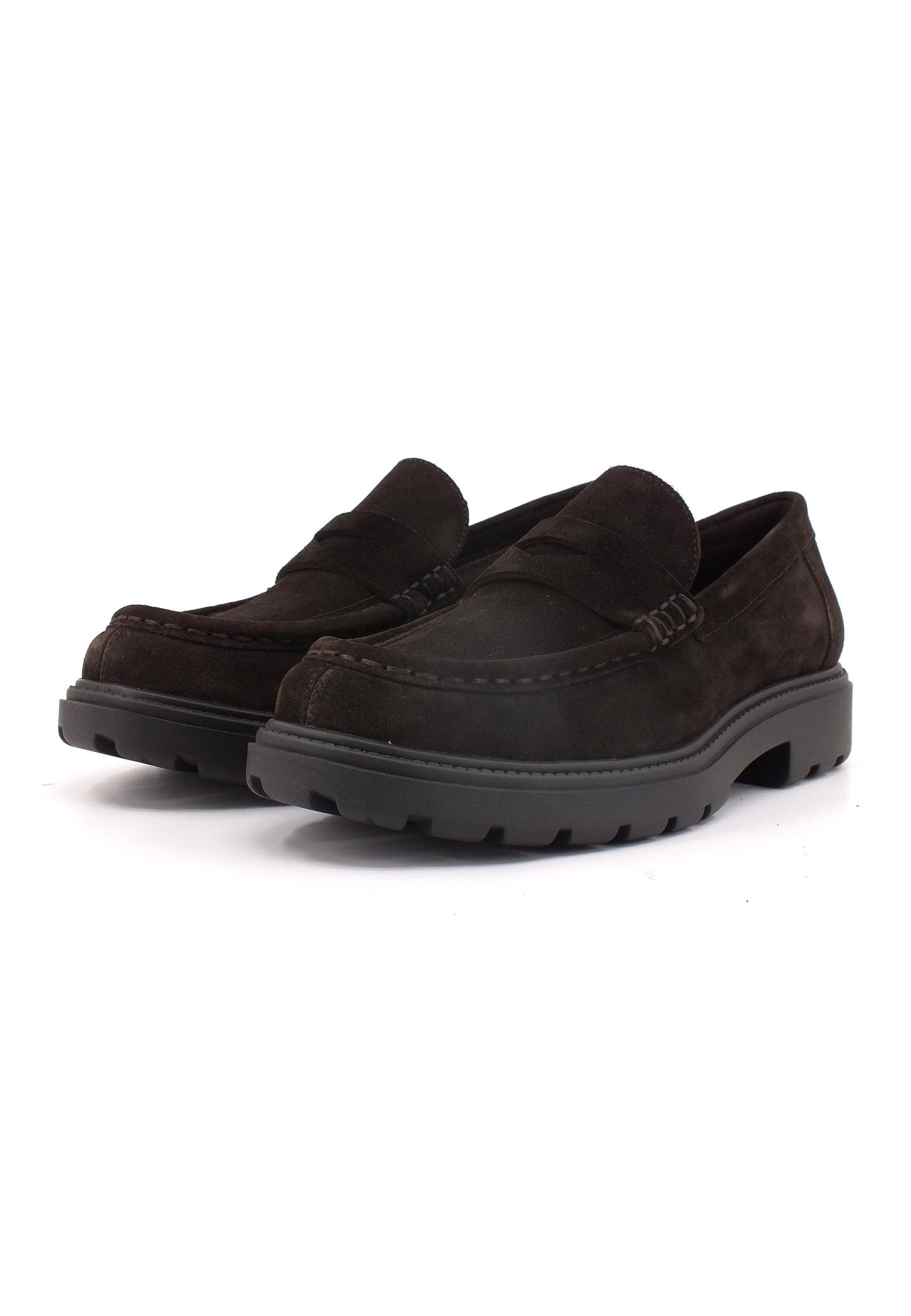 GEOX Spherica Mocassino Uomo Dark Coffee U36FRB00023C6024 - Sandrini Calzature e Abbigliamento