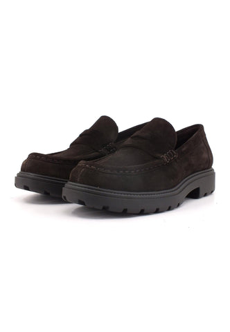 GEOX Spherica Mocassino Uomo Dark Coffee U36FRB00023C6024 - Sandrini Calzature e Abbigliamento
