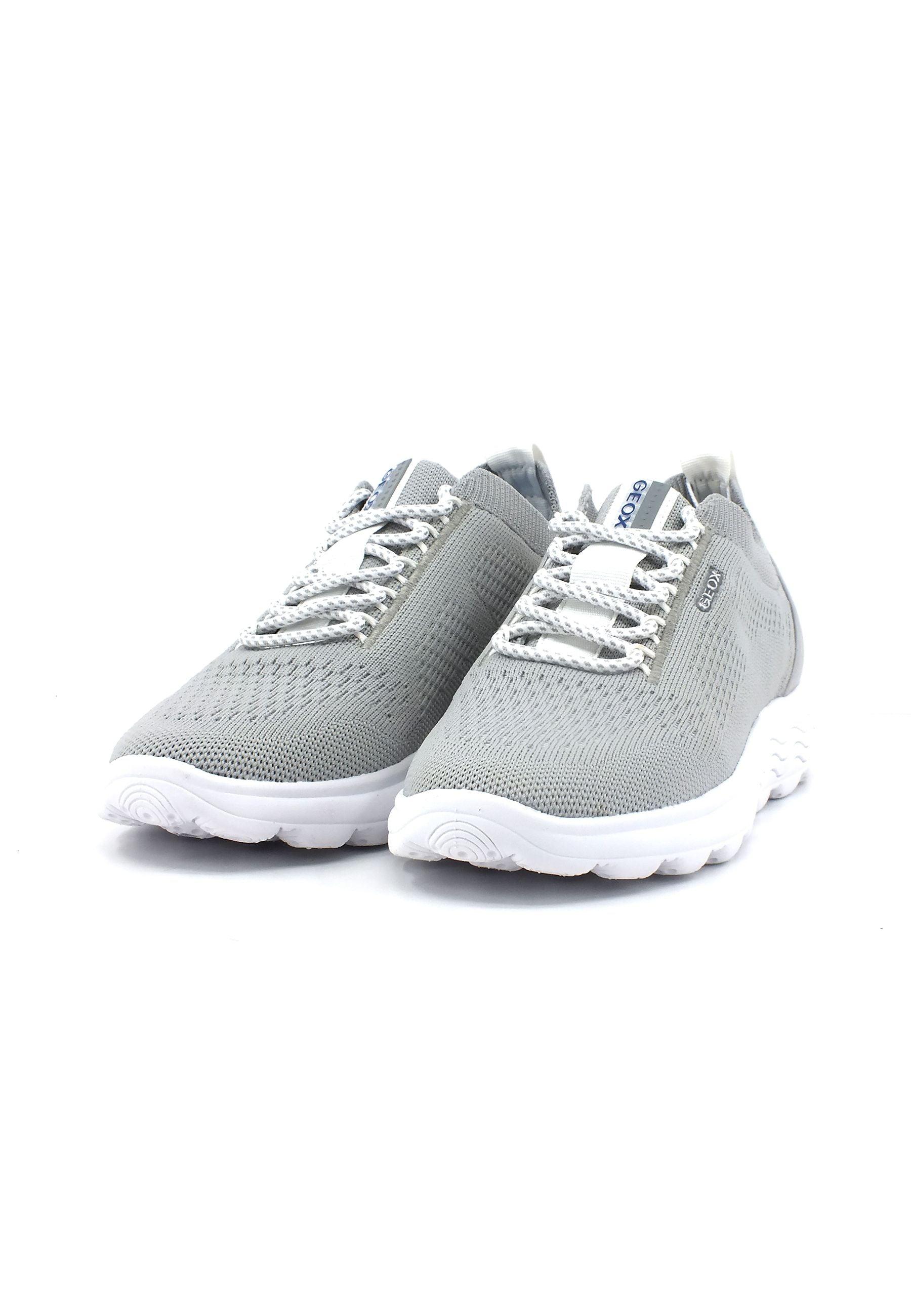 GEOX Spherica Sneaker Donna Light Grey D15NUA0006KC1010 - Sandrini Calzature e Abbigliamento