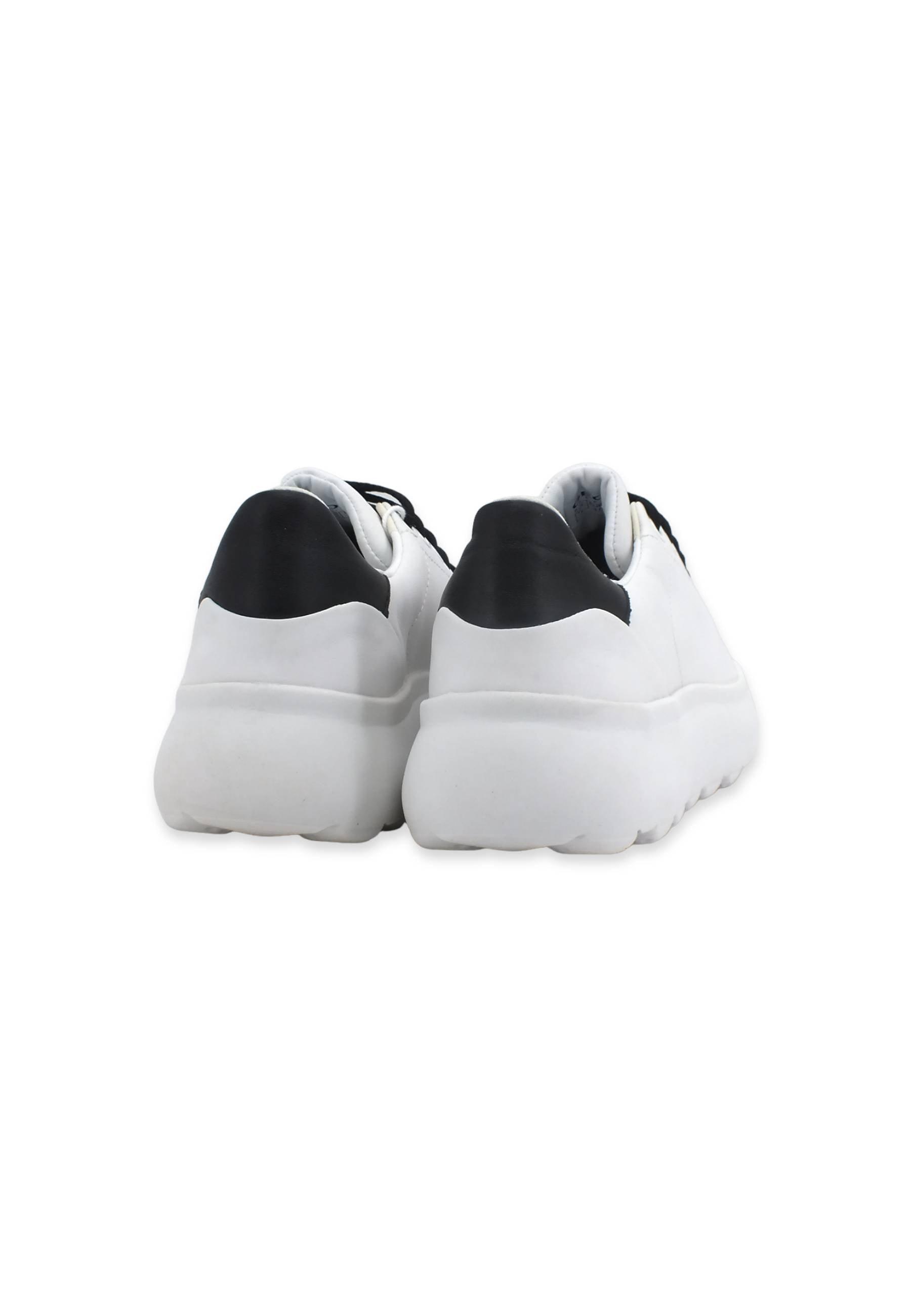 GEOX Spherica Sneaker Donna White Black D35TCB00085C0404 - Sandrini Calzature e Abbigliamento