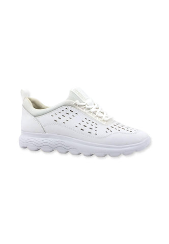 GEOX Spherica Sneaker Donna White D35NUA08514C1000 - Sandrini Calzature e Abbigliamento