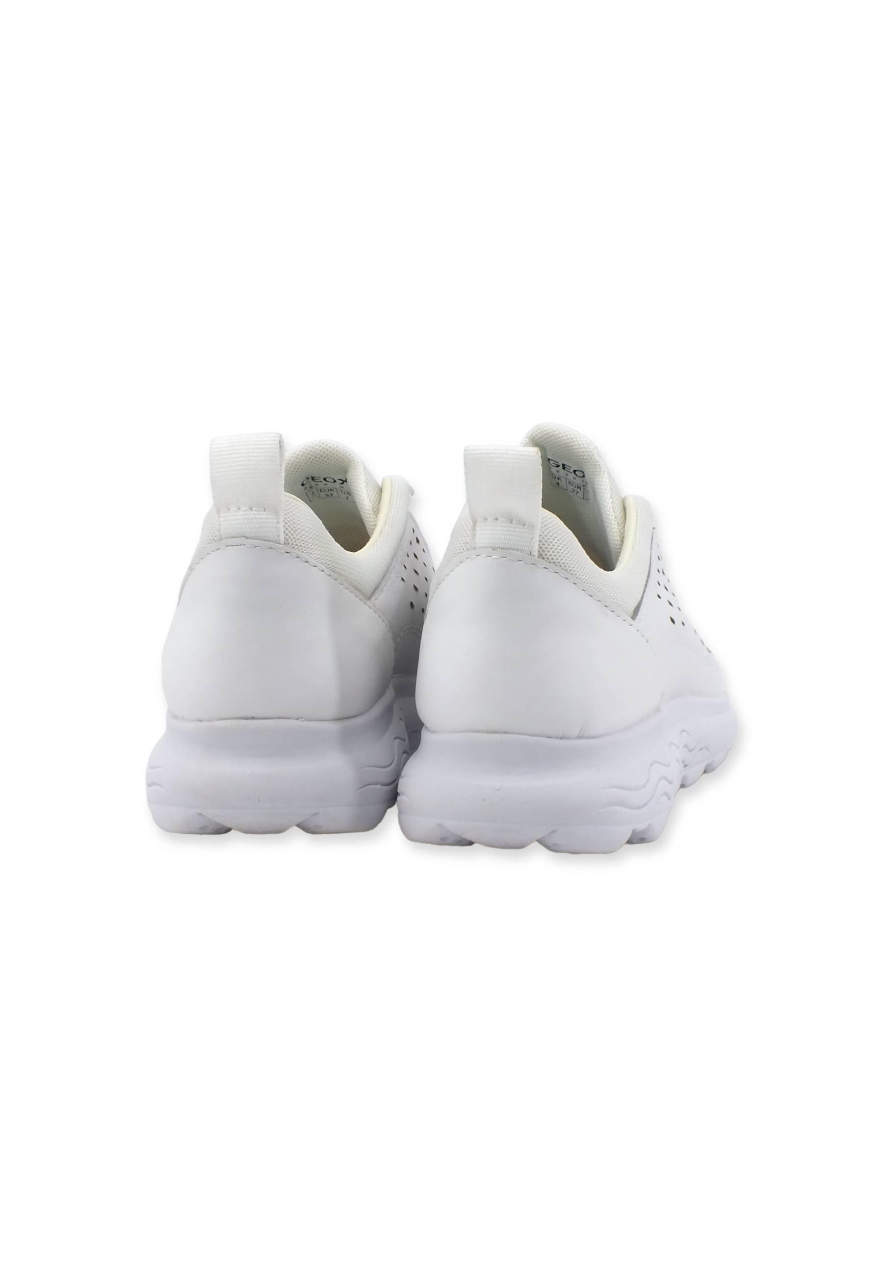 GEOX Spherica Sneaker Donna White D35NUA08514C1000 - Sandrini Calzature e Abbigliamento