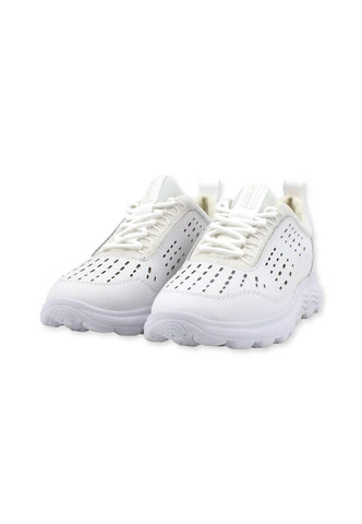 GEOX Spherica Sneaker Donna White D35NUA08514C1000 - Sandrini Calzature e Abbigliamento