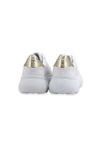 GEOX Spherica Sneaker Donna White Gold D35TCB085YZC0232 - Sandrini Calzature e Abbigliamento