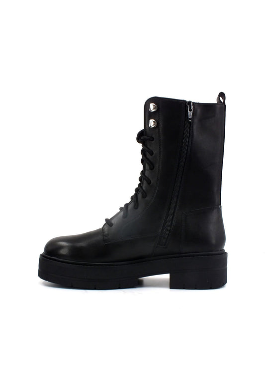 GEOX Spherica Stivaletto Anfibio Donna Black D36VDJ00043C9999 - Sandrini Calzature e Abbigliamento