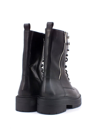 GEOX Spherica Stivaletto Anfibio Donna Black D36VDJ00043C9999 - Sandrini Calzature e Abbigliamento