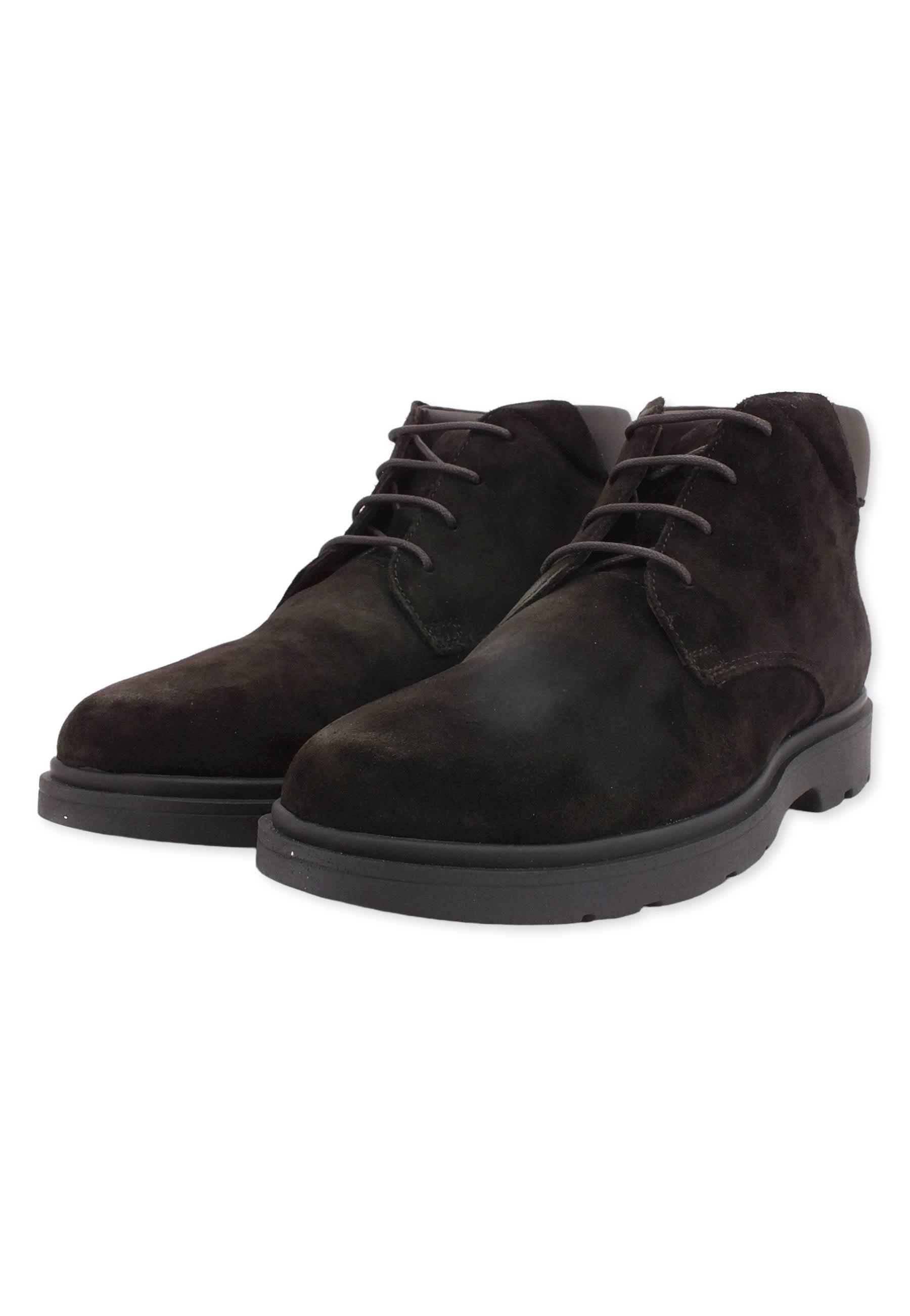 GEOX Spherica Stivaletto Stile Clark Uomo Marrone Coffee U26D1A00023C6009 - Sandrini Calzature e Abbigliamento